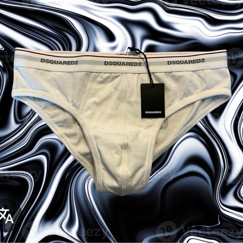 DSQUARED2 Classic White Briefs for Men